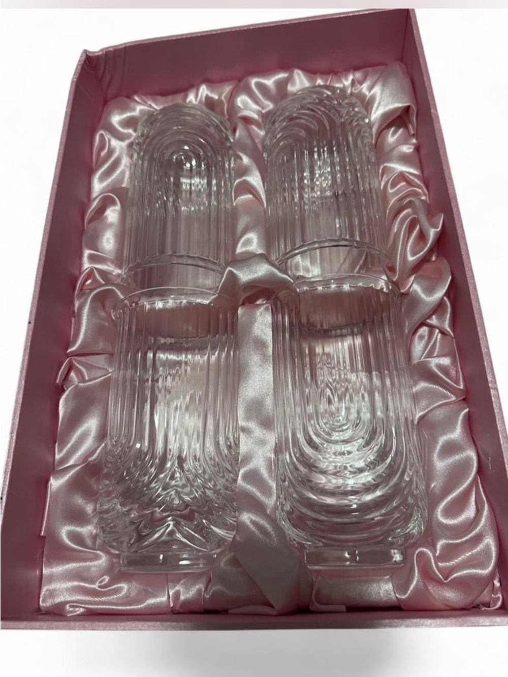 Glassique Cadeau Vintage Art Deco Highball Gatsby Cocktail Glasses